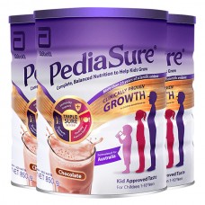 【澳洲直邮】PEDIASURE 雅培小安素儿童帮助奶粉巧克力味 1-10岁 孩子长高 850G 3罐/6罐可选